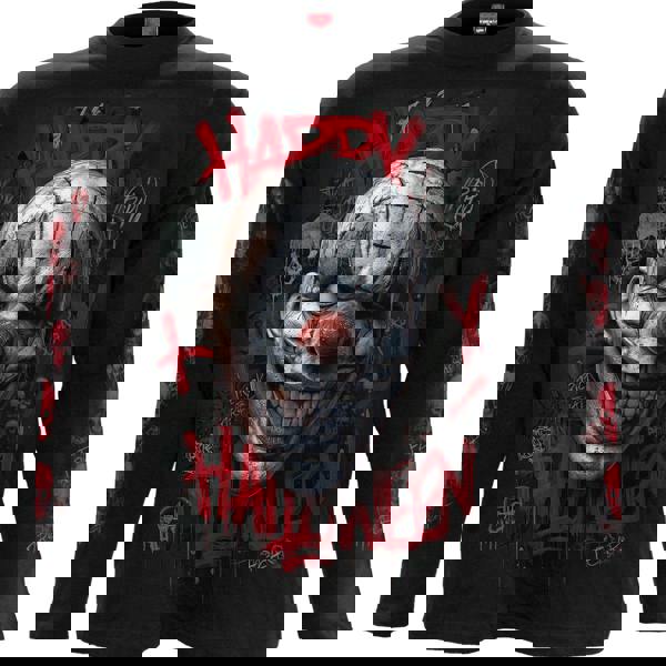 HAPPY HORROWEEN - Longsleeve T-Shirt Black