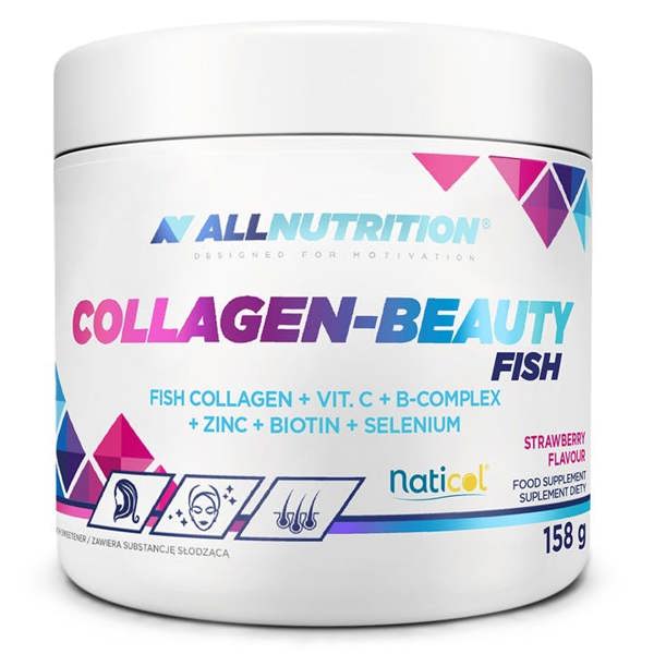 Allnutrition Collagen-Beauty Fish, Strawberry - 158g