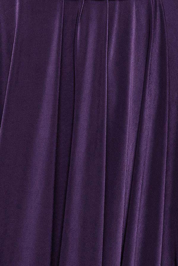 Soft Touch Multi Way Open Back Midi Dress - Aubergine DR1314D
