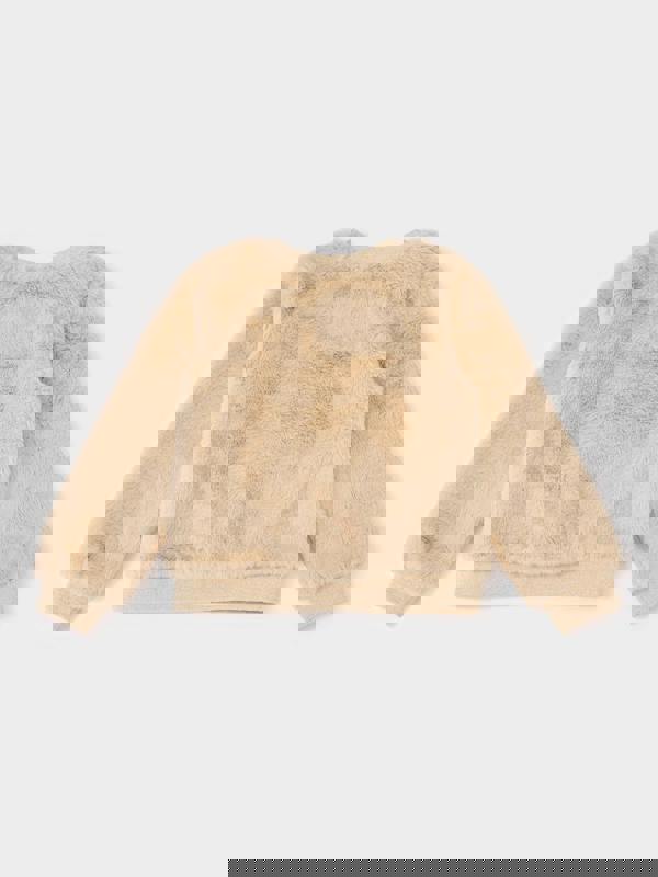 GWD Cathy Cream Fur Sweatshirt