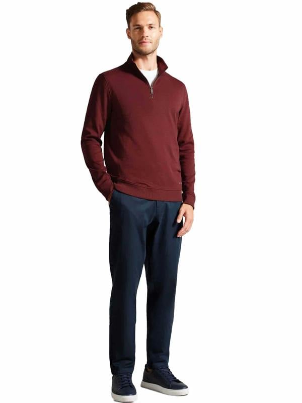 TB_SWEAT_ANTRAM Ted Baker | Mens Half Zip Funnel Neck Sweat - Antram TED BAKER RAWDENIM