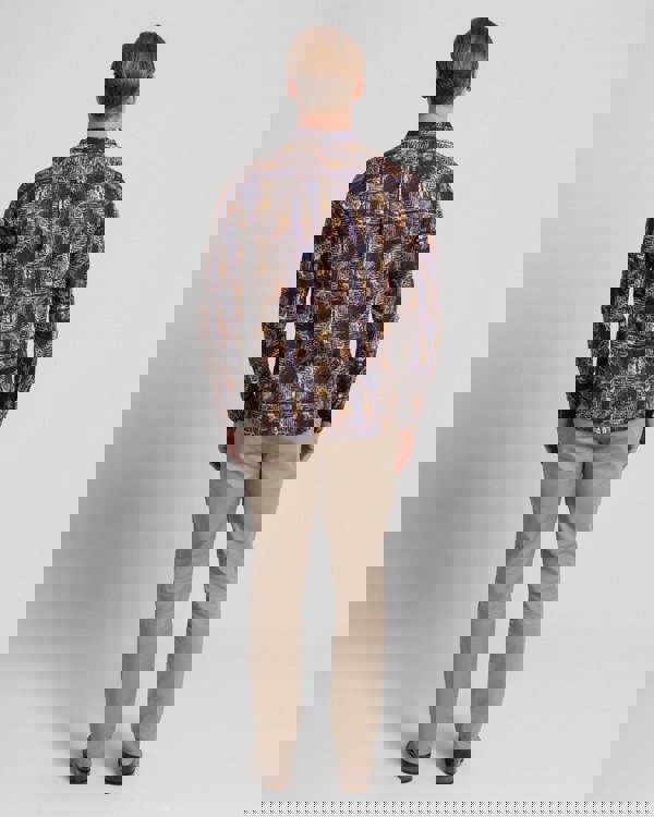 Steel & Jelly Limited Edition Abstract Eastern Inspired Digital Print Shirt