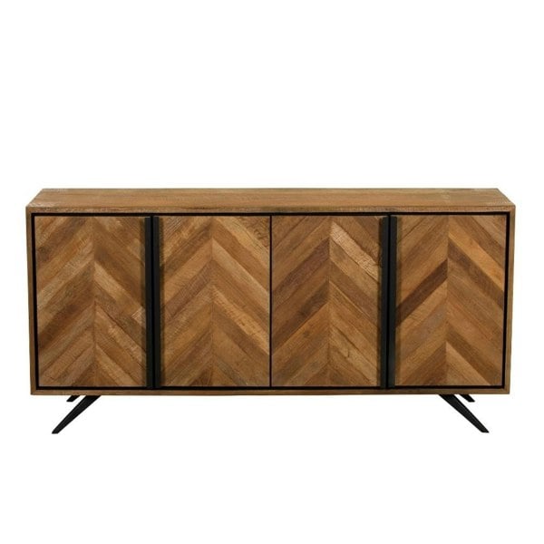 Hemming & Wills Reclaimed Solid Teak Wood Wide Sideboard - Richmond Collection