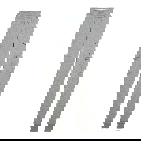 Puma Mens Fleece Small Logo Cargo Trousers - Grey