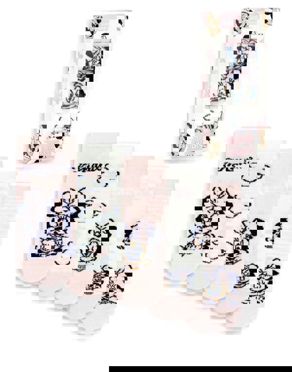 Disney Girls Pink Minnie Mouse Calf Socks Set of 5