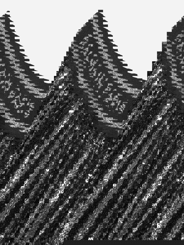 Balmain Girls Pleated Skirt in Silver