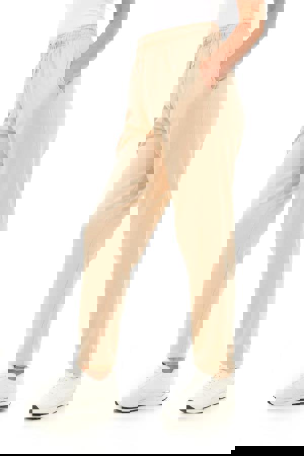 Smart Living Women's Soft Lounge Joggers - Cozy Sweatpants with Cuffed Hem & Drawstring - Stone