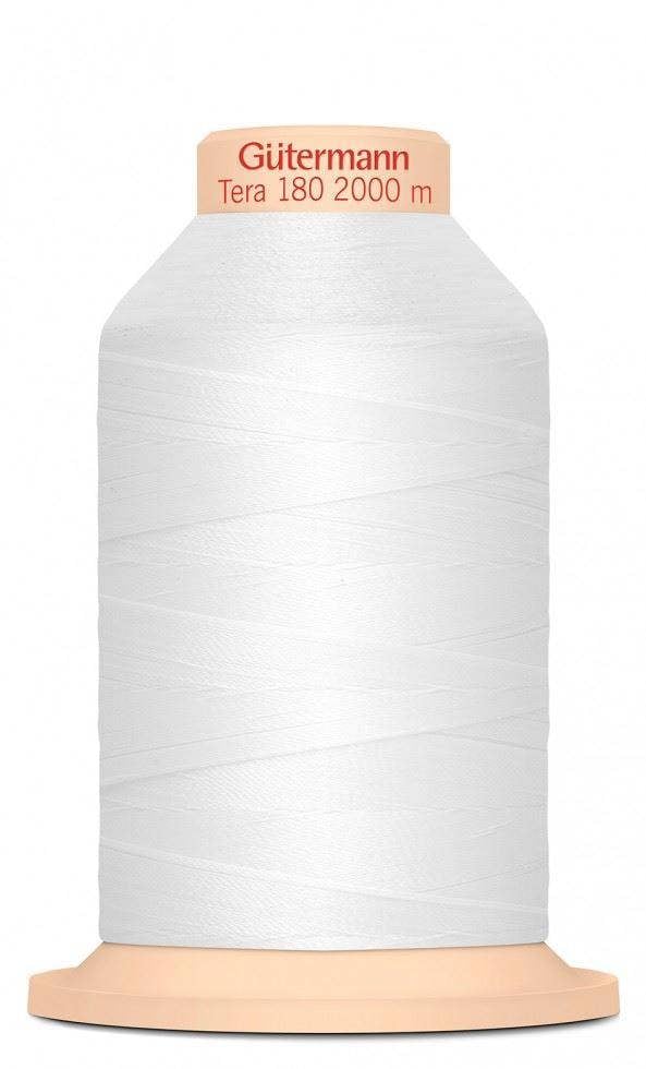 Gutermann Tera 180 Overlocker Sewing Thread 2000m Polyester Thread Suitable For Dressmaking