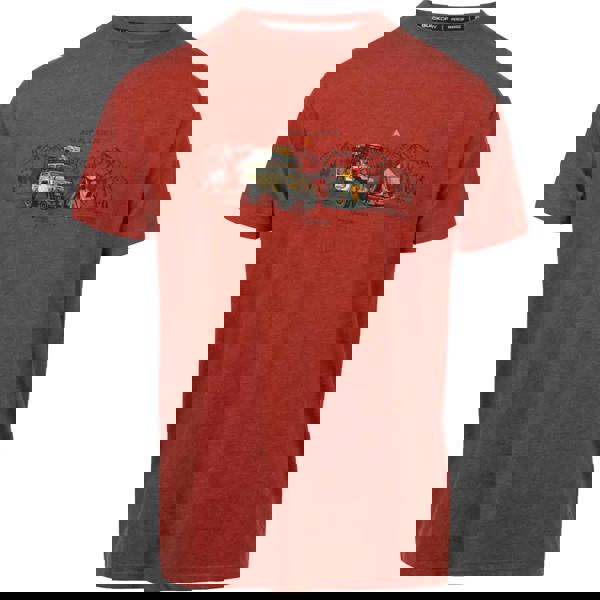 Trespass Mens Horton T-Shirt - Burnt Sienna - 