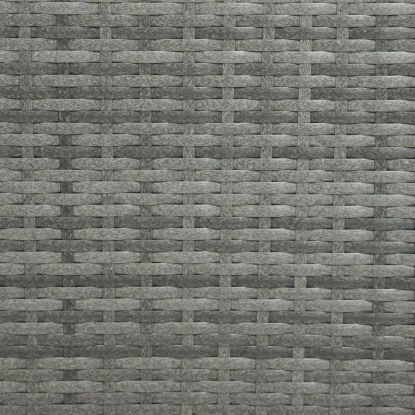 Jardi 8 Seater Rattan Furniture Set With Firepit – Grey