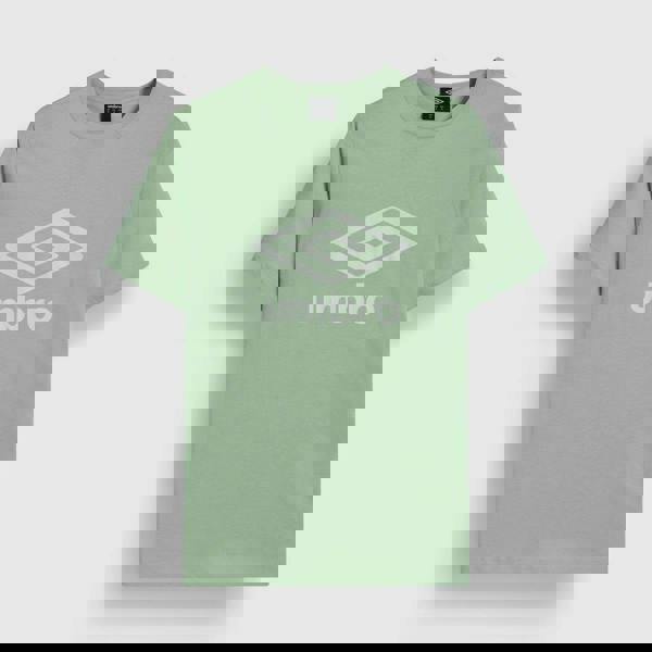 Umbro Mens Stacked Logo T-Shirt - Hemlock