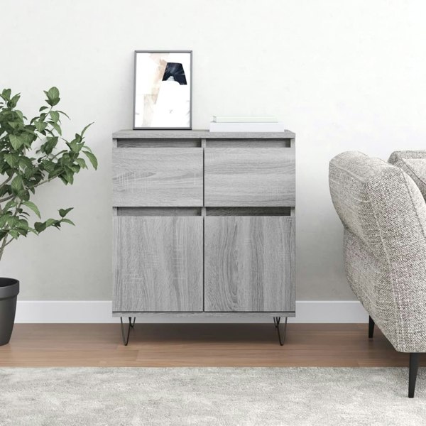Berkfield Sideboard Grey Sonoma 60x35x70 cm Engineered Wood