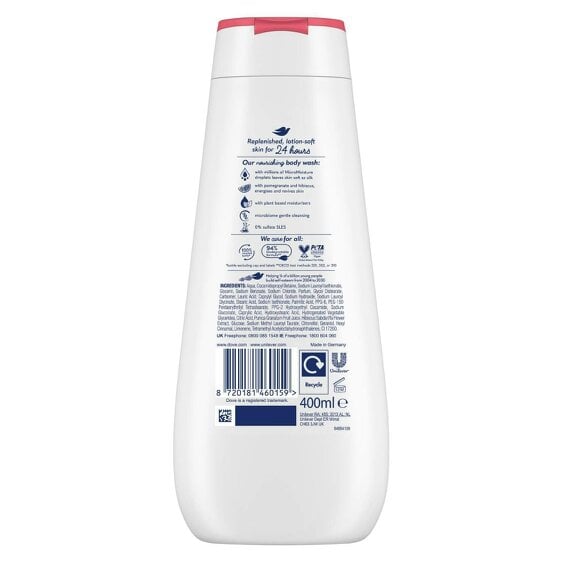 Dove Advanced Care Reviving Body Wash 24H Renewing Micromoisture, 400ml