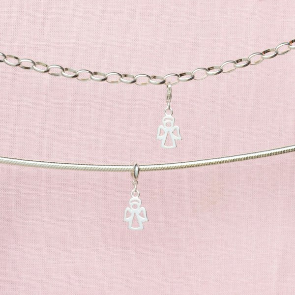 Sterling Silver Angel Charm - MYLEE London