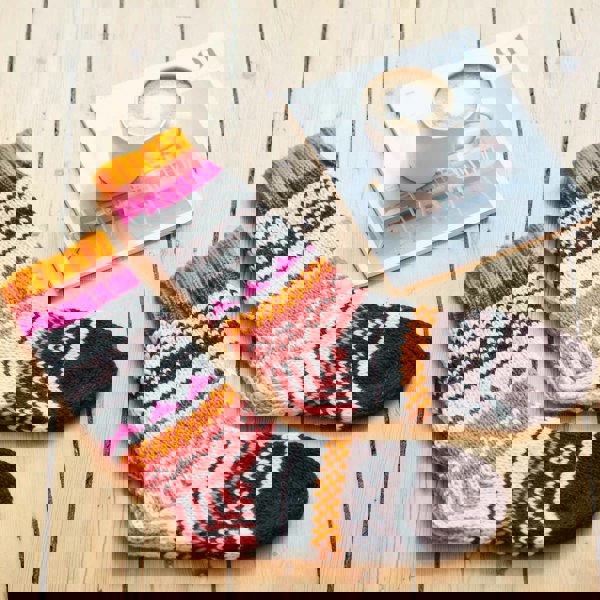 Paper High Woollen Fairisle Socks