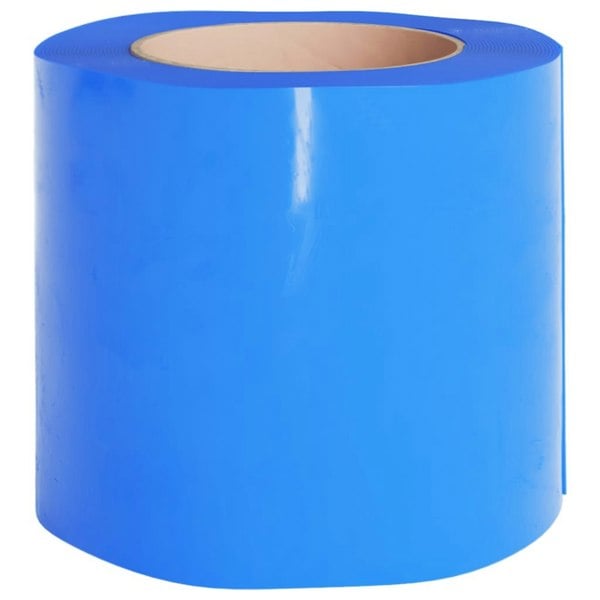Berkfield Door Curtain Blue 200 mmx1.6 mm 25 m PVC