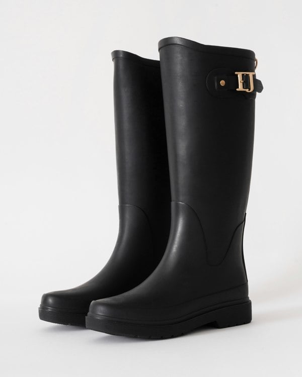Ilse Jacobsen Neo Rain Womens Tall Wellies in Black