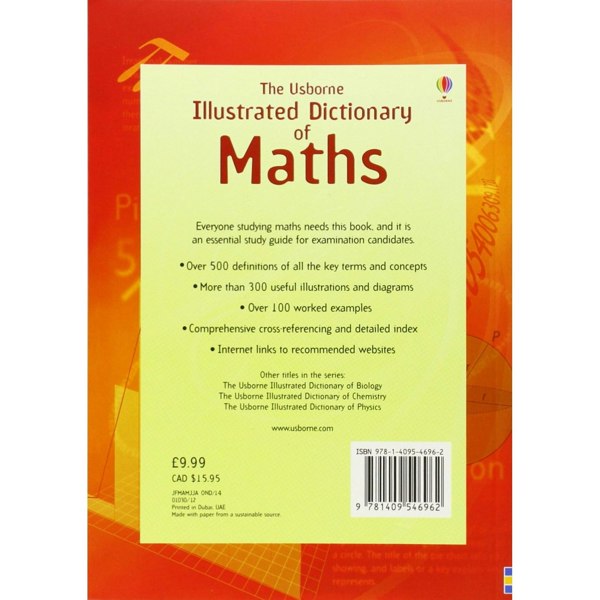 Usborne Publishing Ltd The Usborne Illustrated Dictionary of Maths