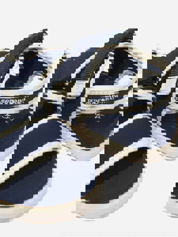 Emporio Armani Kids Logo Sandals in Navy