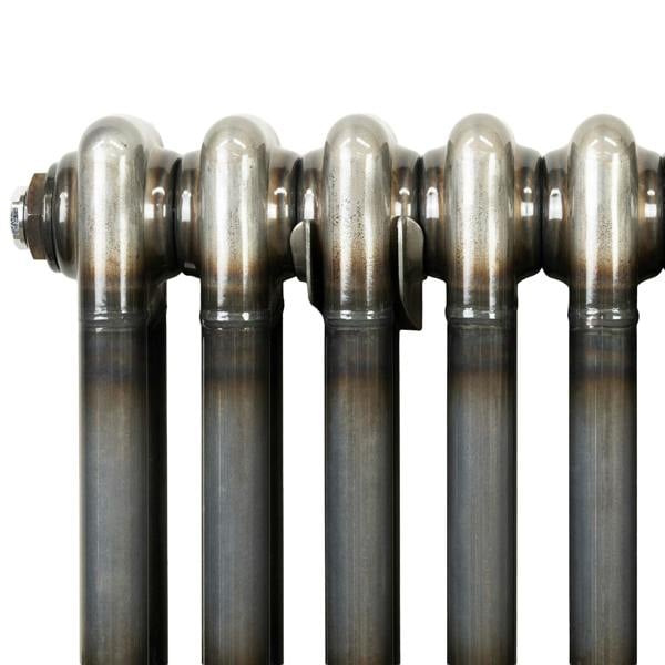 Monstershop Traditional 3 Column Radiator - 300 x 1010mm - Raw Metal