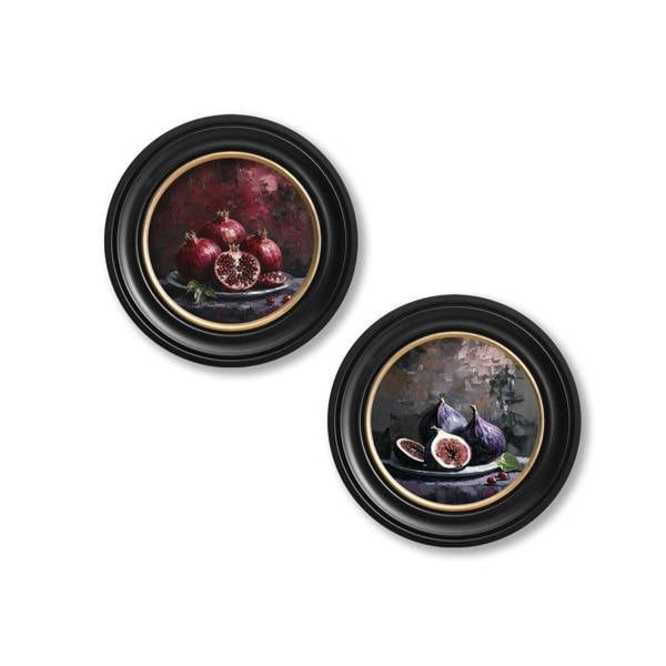 Exceptional Art The Forbidden Fruits - Oxford Round Frame