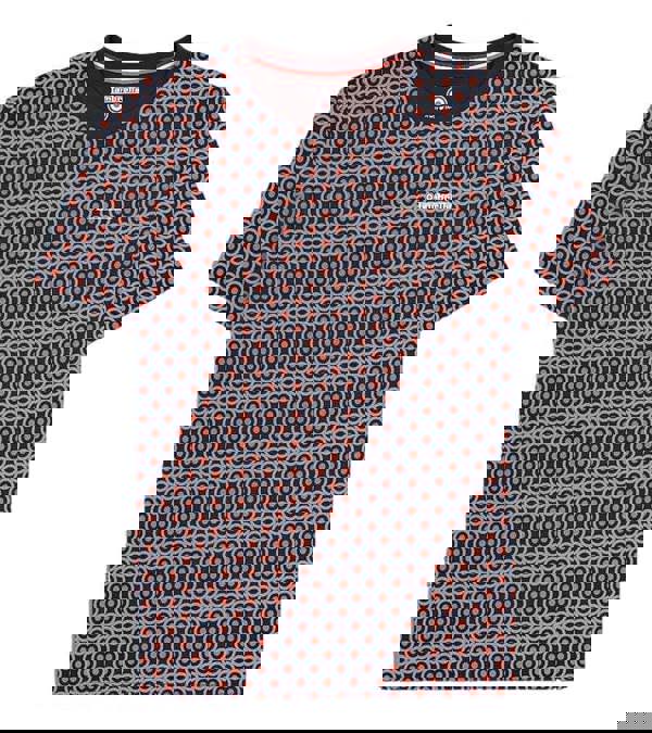 Lambretta Mens Geometric Target Retro Mod Ska Casual T-Shirt