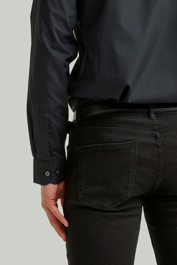Black Classic Easy Care Long Sleeve Shirt