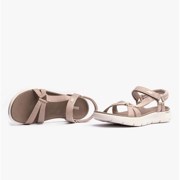 Skechers 141451/TPE GO WALK FLEX Slingback Sandals Sandals   in  Taupe