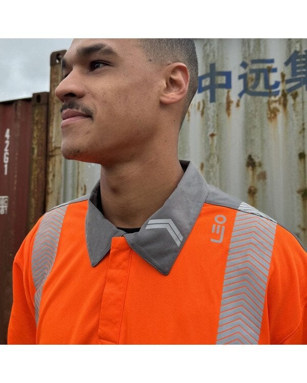 Leo Workwear Trimstone Coolmax Polo Shirt
