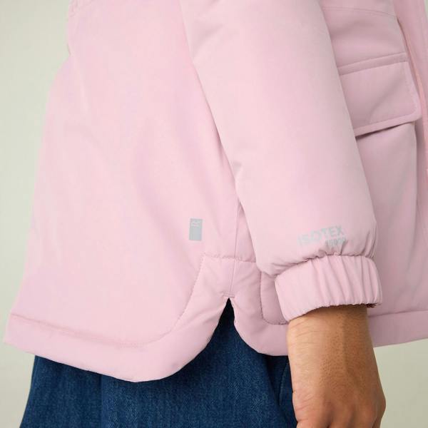 Regatta Childrens/Kids Vallina Insulated Waterproof Jacket - Powder Lilac/Fig - 