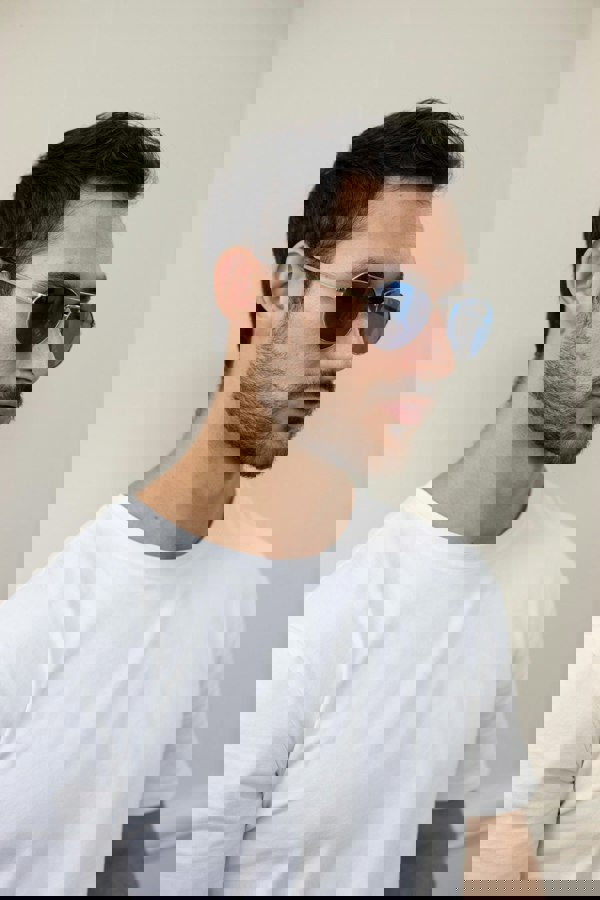 SVNX Aviator Sunglasses With Mirror Lenses