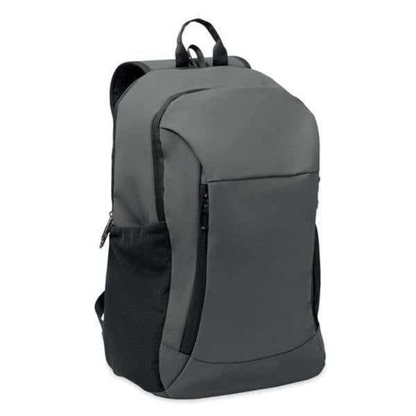 MidOcean Korovin PU Soft Laptop Backpack - Stone Grey - 