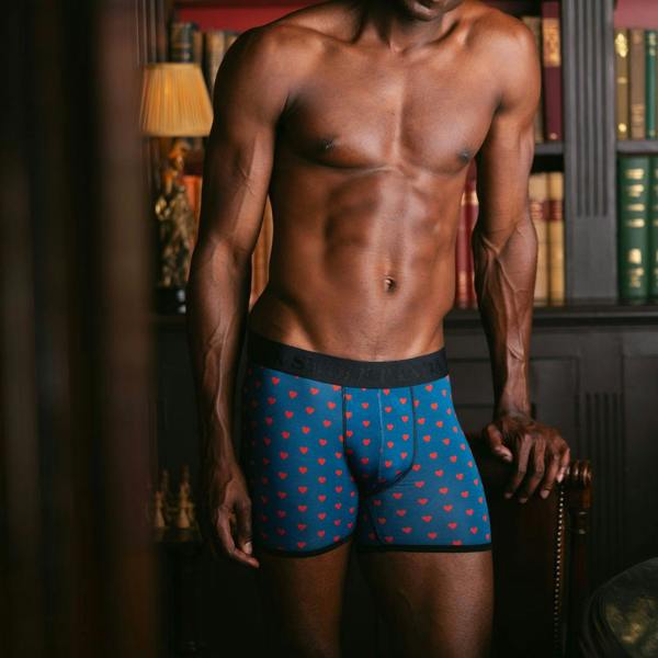 SWOLE PANDA Bamboo Boxers - Hearts