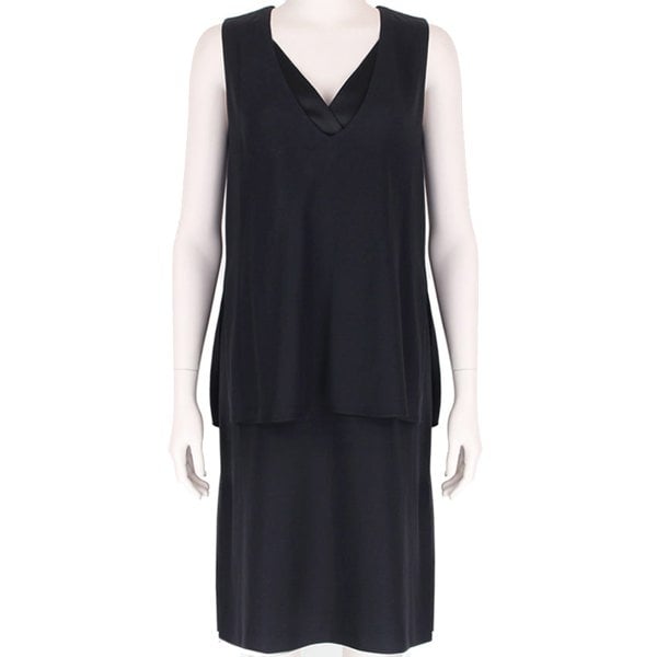Adam Lippes elegant layered black dress