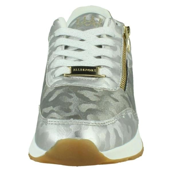 Elle Sport Ladies Elle Sport Leather Lace- up Trainers F7383