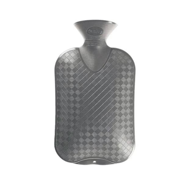 Clear Fashy 2L diamond pattern hot water bottle with handle