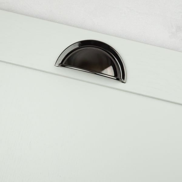 Handle & Home Black Nickel Knob and Cup Handle