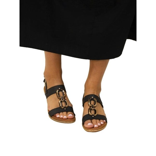 Lunar Womens Darcy Sandals - Black