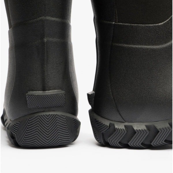 Mud Dogs RUTLAND TALL Neoprene Wellington Boots Black