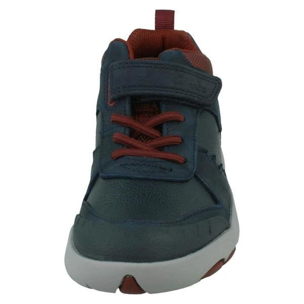 Clarks Boys Clarks Casual Hi-Top Trainers Rex Park K