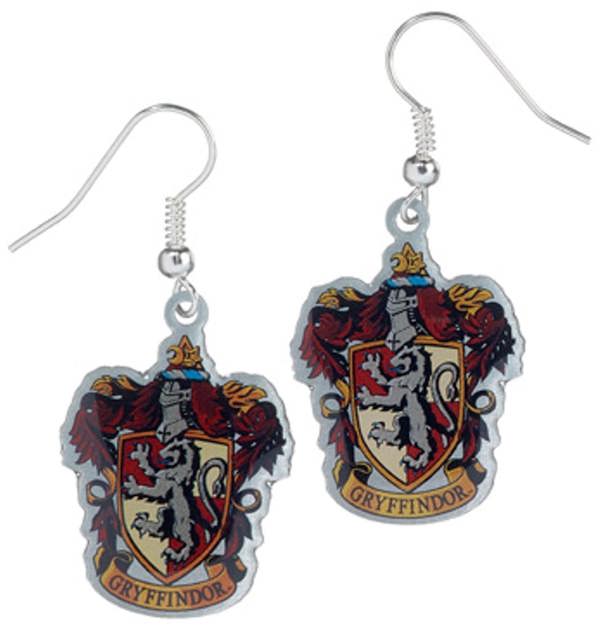 Harry Potter Gryffindor Crest Drop Earrings