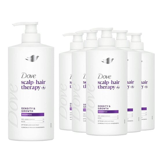 Dove Scalp+Hair Therapy Shampoo 6x700ml Density & Growth Amino Complex & Biotin