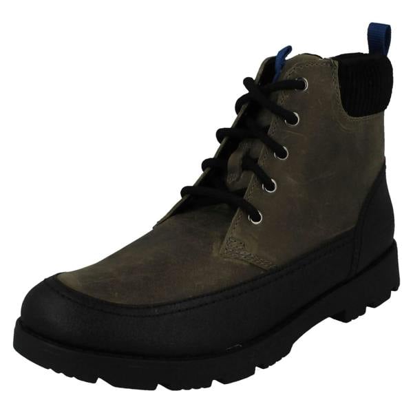 Clarks Boys Clarks Dual Fastening Ankle Boots Heath Ramble