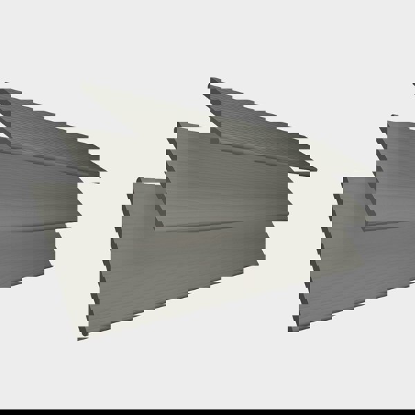 NewEdgeBlinds Smooth Grey Faux Wood Venetian Blinds with Tapes (130cm Drop)