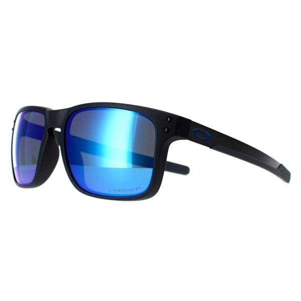 Oakley Sunglasses Holbrook Mix OO9384-10 Steel Prizm Sapphire Polarized