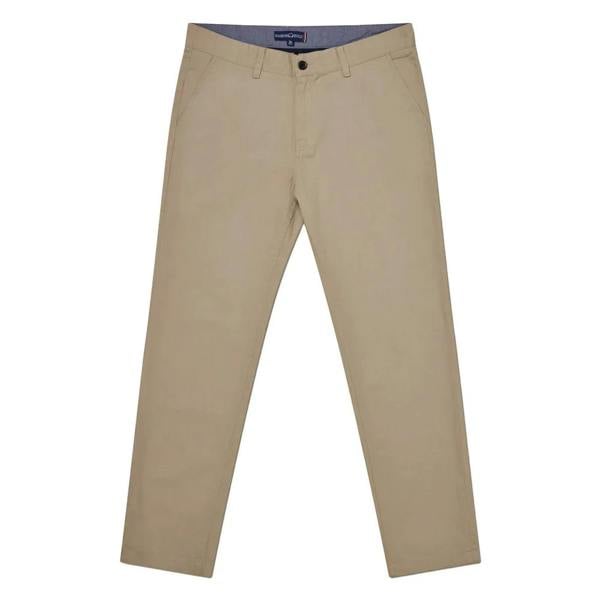 Raging Bull Mens Tapered Leg Chinos - Tan