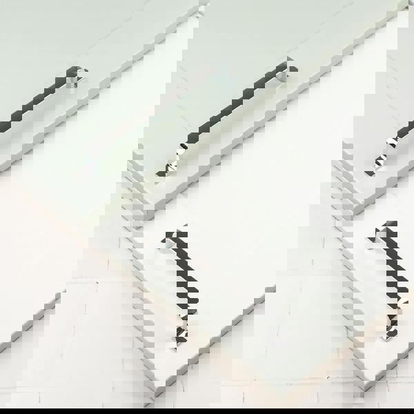 Handle & Home Polished Chrome Strap Handles