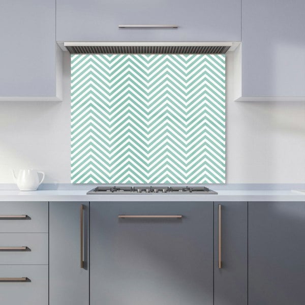 Warren Reed - Designer Geometric Chevron Pattern Kitchen Splashback