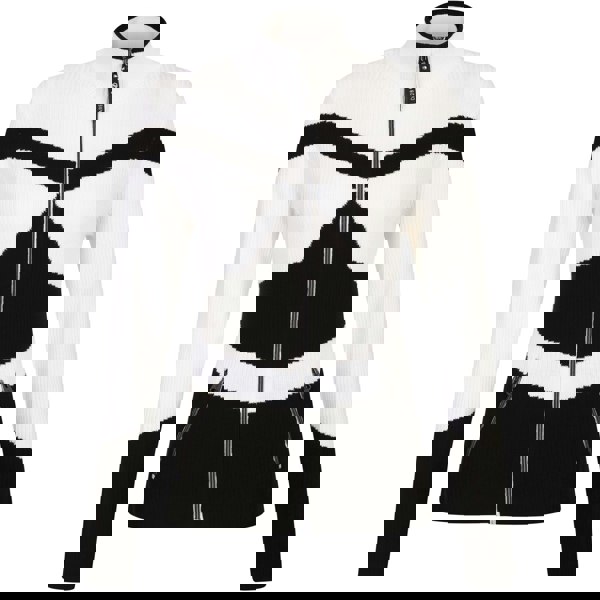 Dare 2B Women's Rocker Zip Sweater Top - Black/White