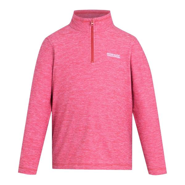 Regatta Childrens/Kids Hot Shot Quarter Zip Fleece Top - Pop - 